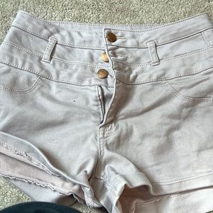 Pinkish cream color shorts